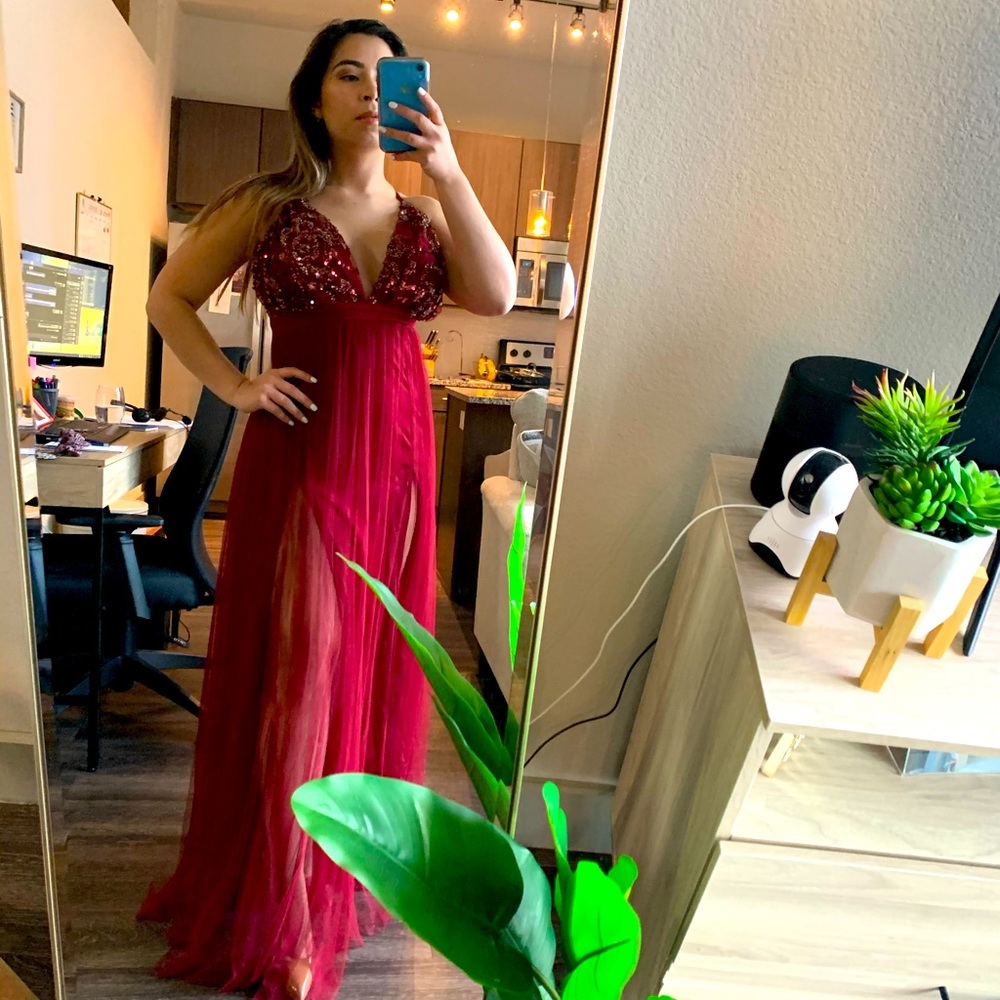 Formal long dress size Small fashion nova - Picture 4 of 14